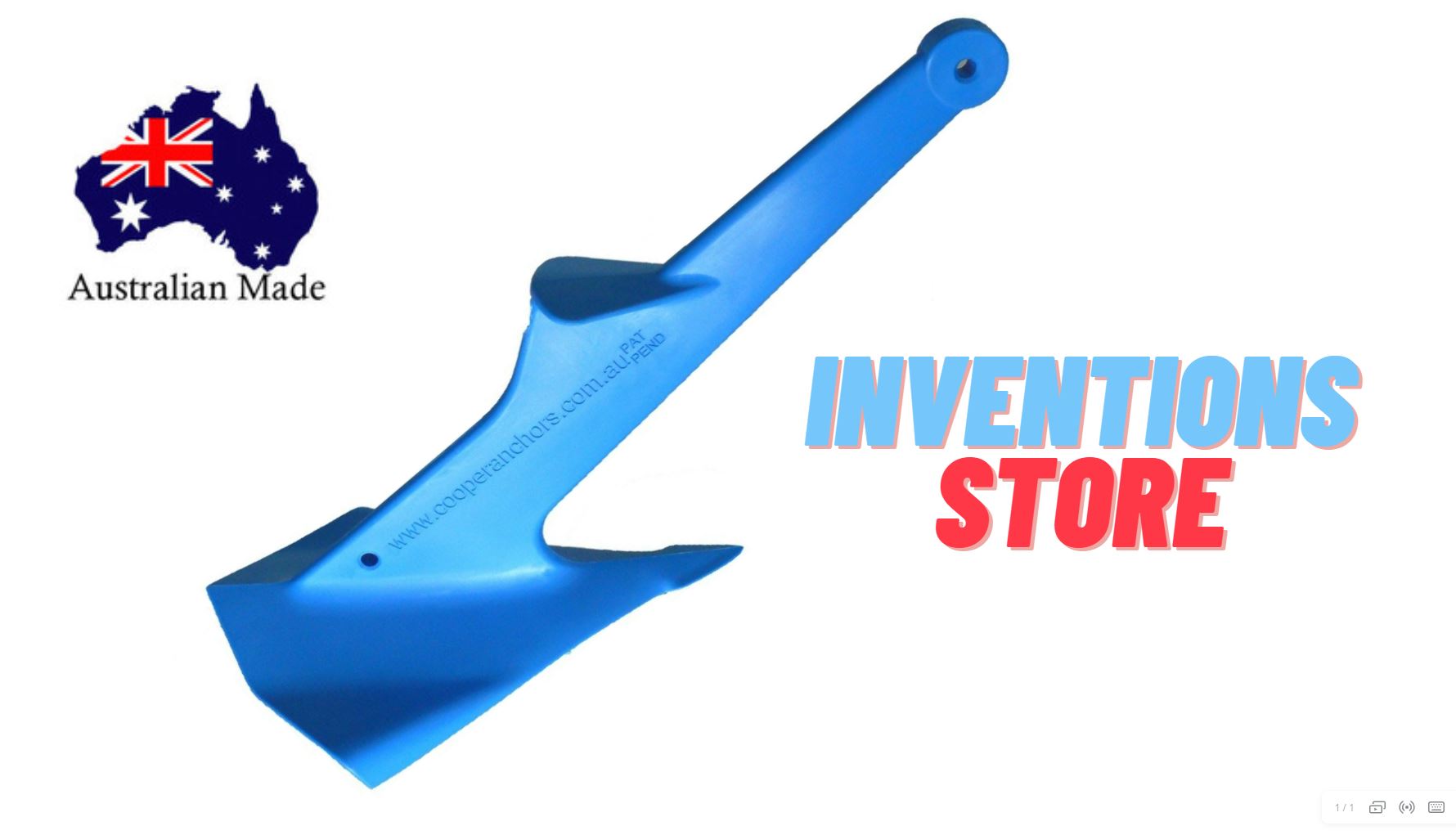 BEST AKAYK ANCHOR - Inventions store Australia = Plastic Kayak Anchor #KayakAnchor